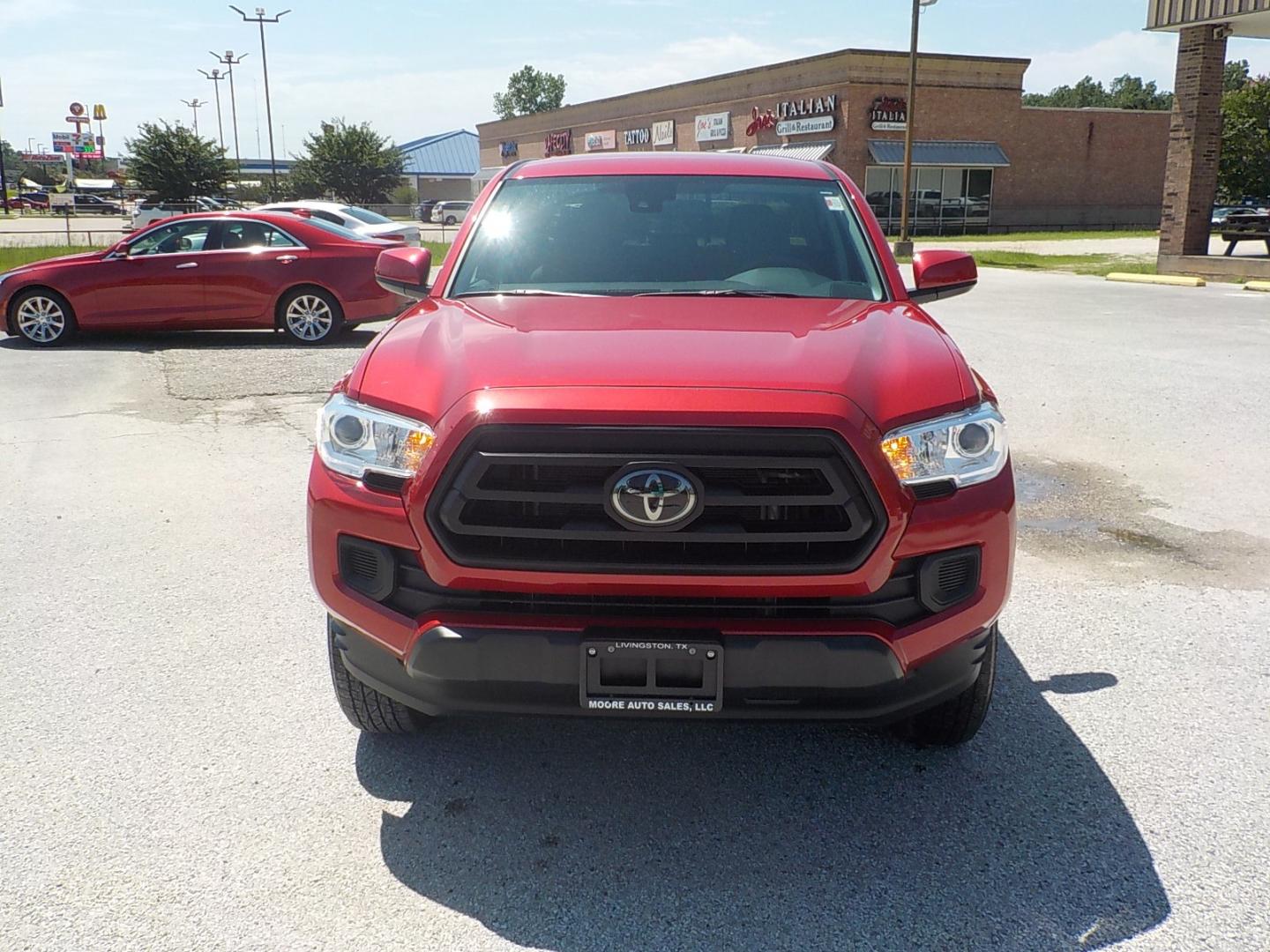 2021 Red Toyota Tacoma SR (3TYAX5GN2MT) with an 4 cyl engine, Automatic transmission, located at 1617 W Church Street, Livingston, TX, 77351, (936) 327-3600, 30.710995, -94.951157 - ONE OWNER!! LOCALLY OWNED!! LOW LOW MILES!! What else do I need to say!! - Photo#2